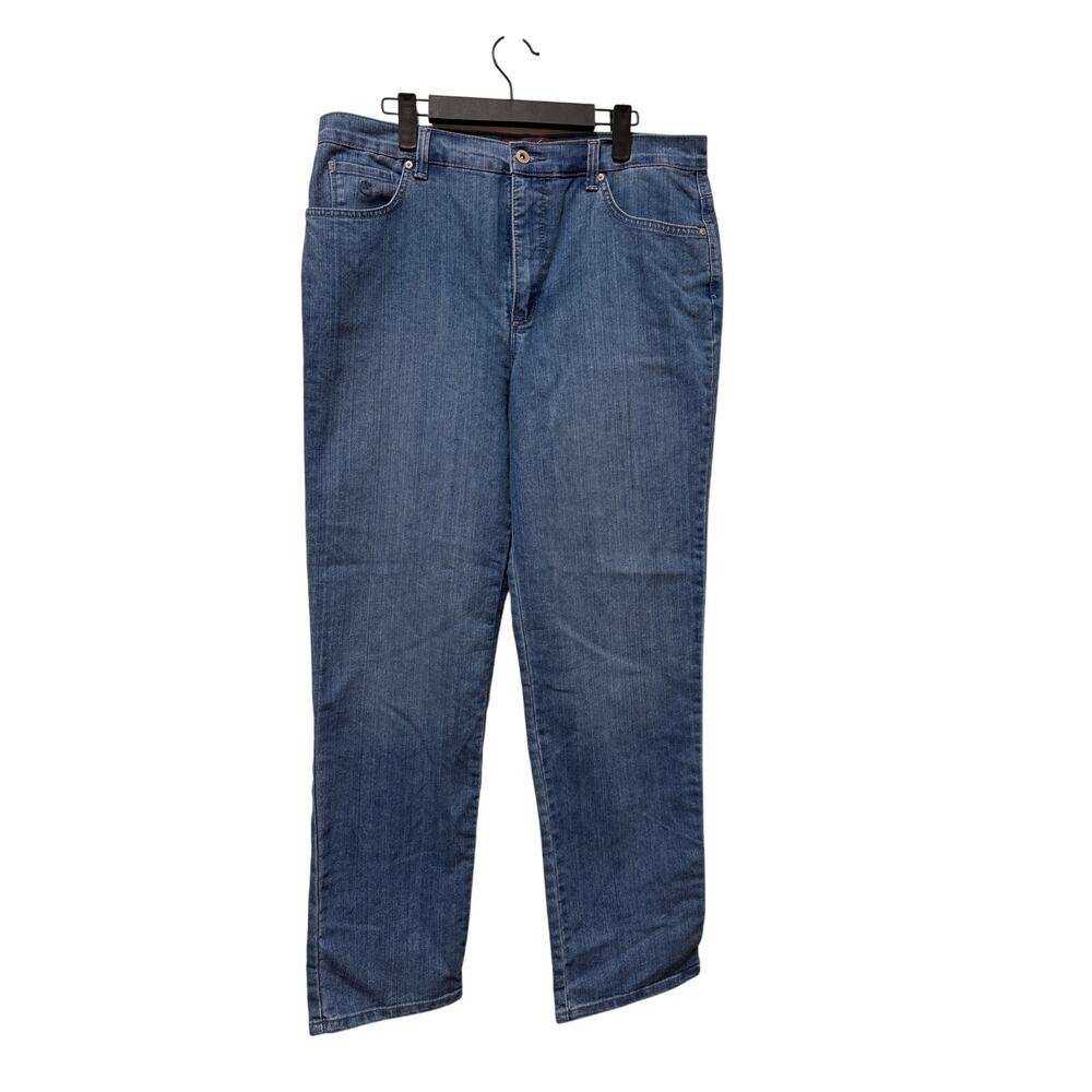 Gloria Vanderbilt Amanda Jeans Size 14 Light Wash